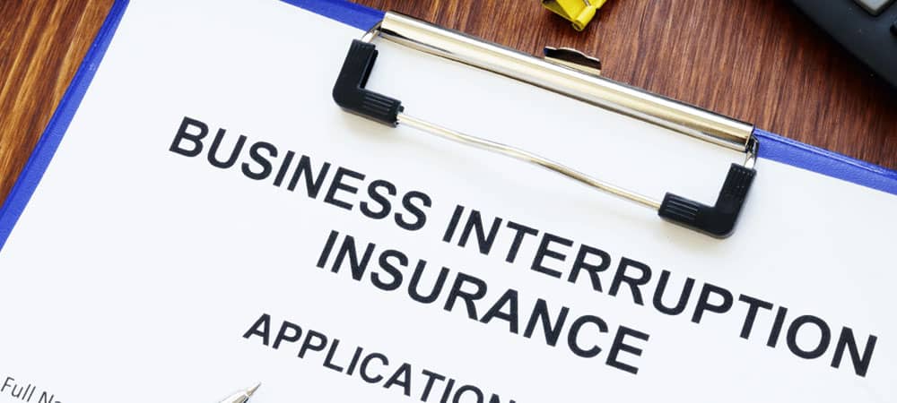 What is business interruption?
